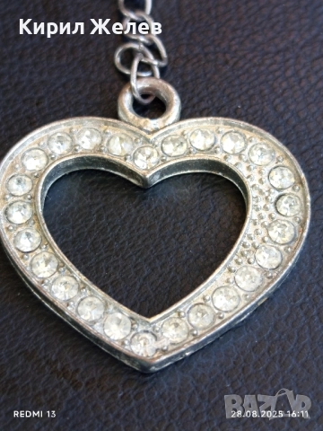 Ключодържател за любим човек сърце ❤️ с кристали 17490, снимка 2 - Други - 51524445
