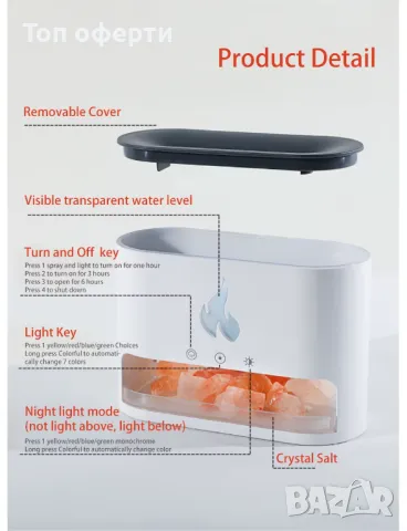 Камина, овлажнител на въздуха за домашен пламък, огън, ароматен дифузор, снимка 4 - Овлажнители и пречистватели за въздух - 48824920