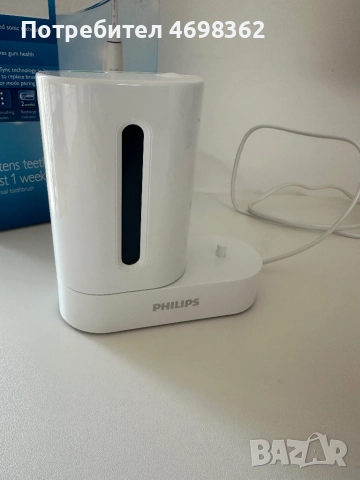 UV Санитайзер/стерилизатор/ за резервни глави за електрически четки за зъби + стойка за зареждане Ph, снимка 3 - Друга електроника - 52963947