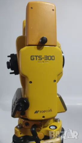 Тотална станция Topcon GTS-300 в комплект с тринога, щок и призма, снимка 3 - Други машини и части - 48352936