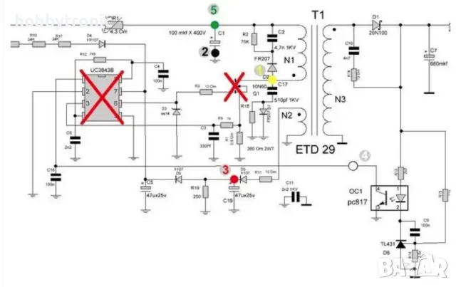 Модул CA-888 за ремонт на импулсно захранване , снимка 3 - Други - 32594236