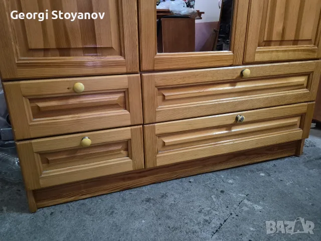 Гардероб с надстройка -употребяван, снимка 3 - Гардероби - 55804157