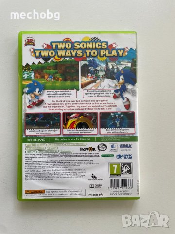 Sonic Generations за Xbox 360/Xbox one, снимка 2 - Игри за Xbox - 37963292
