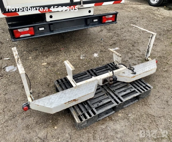 Оригинален теглич за бус/камион Iveco Daily + СТЪПЕНКА, снимка 2 - Части - 51935358