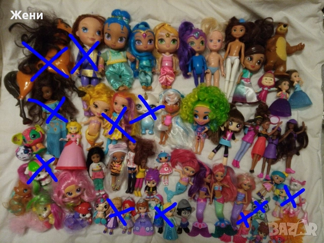 Оригинални малки куклички и фигурки на различни марки и Disney Дисни