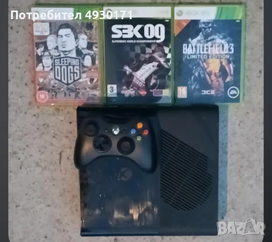 XBOX360 с контролер и игри 