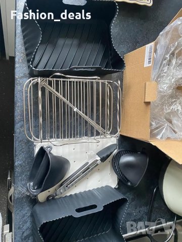 Нов комплект от 8 броя Аксесоари за въздушен фритюрник Дом Домакинство, снимка 8 - Други стоки за дома - 42000195