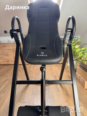 Инверсна лежанка Klarfit, снимка 3 - Фитнес уреди - 53474214