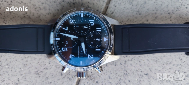 IWC Shaufhaussen Pilot's Watch Chronograph 41 AMG automatic mechanical watch Eta Valjoux 7750 movt, снимка 14 - Други - 53079361