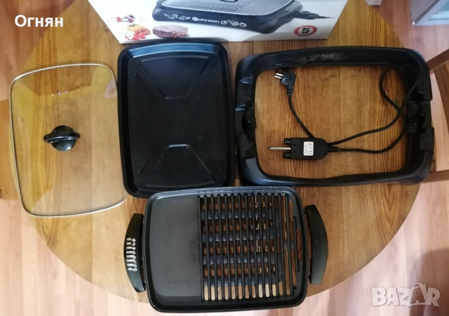 Електрически грил скара Rohnson R250 - 2200W, снимка 3 - Скари - 52947412