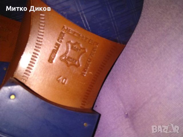 Daniel Hechter paris естествена кожа маркови френски обувки №40 стелка 25.2см нови, снимка 11 - Официални обувки - 41817918