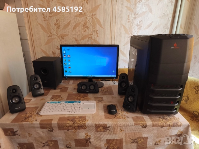 Компютър + монитор с всякаква нужна периферия!, снимка 1