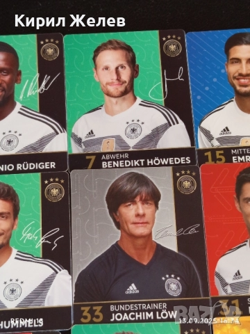 Колекционерски картички на футболисти ЕМРЕ ДЖАН,МАТС ХУМЕЛС,БЕРНД ЛЕНО 48744, снимка 3 - Колекции - 51702225