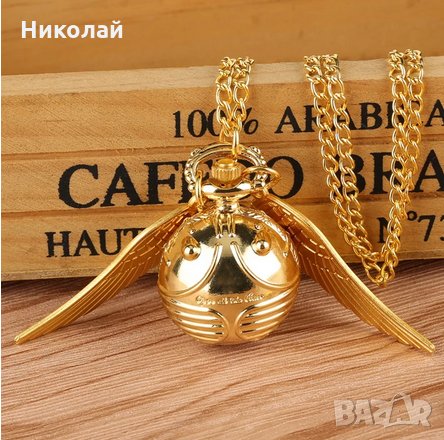 Колие часовник Снич , Snitch  Хари Потър , Harry Potter, снимка 3 - Други - 34397438