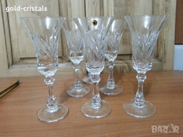  кристални чаши 