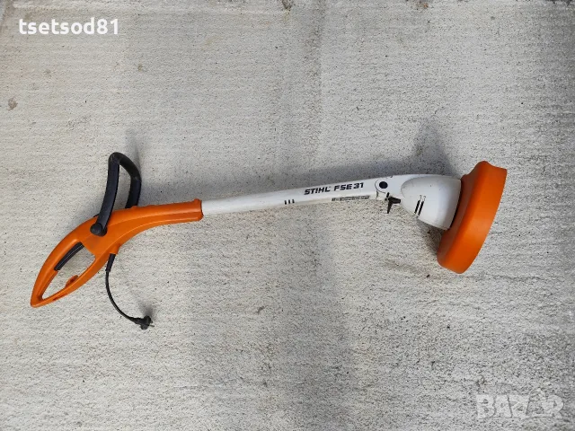 Електрически тример Stihl FSE 31, снимка 2 - Градинска техника - 55777817