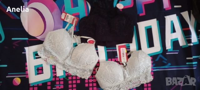 Дамски Сутиени Бюстиета 3 бр. С М, снимка 2 - Бельо - 52558766