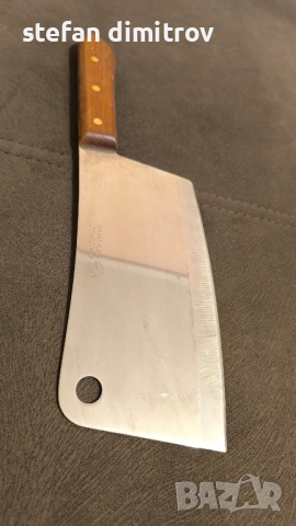 Сатър  за месо 19 см, Киви, неръждаема стомана, дървена дръжка, снимка 11 - Други - 51778713