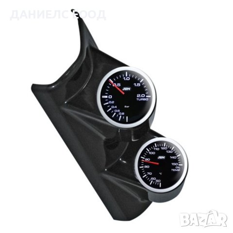 Стойка за 2 измервателни уреди за колона- Черна, снимка 3 - Аксесоари и консумативи - 42570494