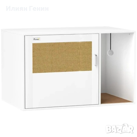 PawHut Шкаф за котешка тоалетна, снимка 9 - За котки - 53449027