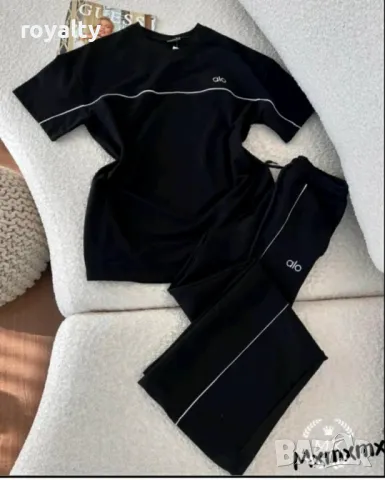 Памучен дамски комплект Alo , снимка 2 - Комплекти - 49920654