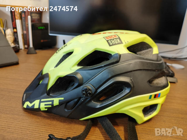 Каска за планинско колоездене МЕТ. MTB helmet MET. Отлично състояние., снимка 3 - Велосипеди - 44777576