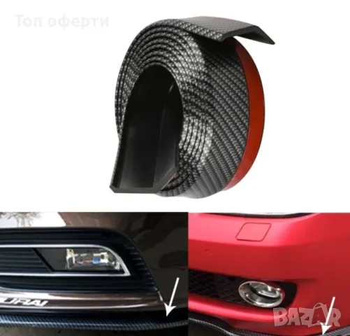 Спойлер самурай за броня 2352-3 черен карбон, снимка 2 - Аксесоари и консумативи - 48782133
