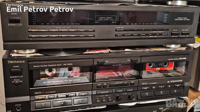 Промо 🌟 🌟 🌟 TECHNICS TOP SET  предусилвател тунер CD касетен дек, снимка 9 - Ресийвъри, усилватели, смесителни пултове - 48166683