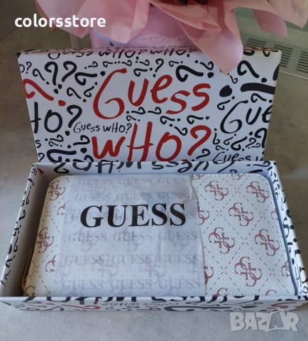 Луксозно бяло портмоне  Guess код SG-R30P, снимка 2 - Портфейли, портмонета - 41801270