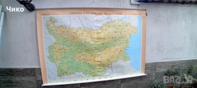 Стари геогравски карти в мащаб, снимка 8 - Антикварни и старинни предмети - 52076403