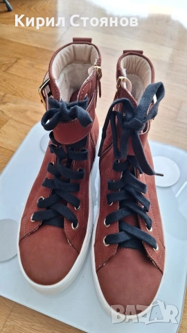 Дамски високи маратонки Pat Calvin, снимка 5 - Дамски ежедневни обувки - 53479496