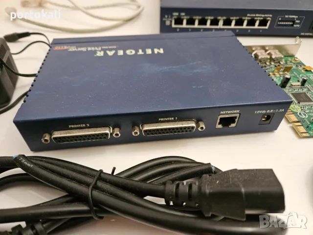 Switch Суич Netgear 8 port Router Print Server , снимка 6 - Суичове - 49781156