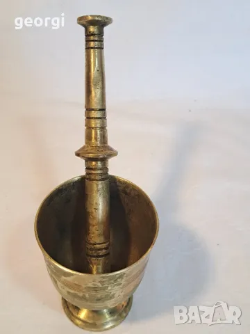  стар месингов хаван   16/4, снимка 3 - Аксесоари за кухня - 49001938