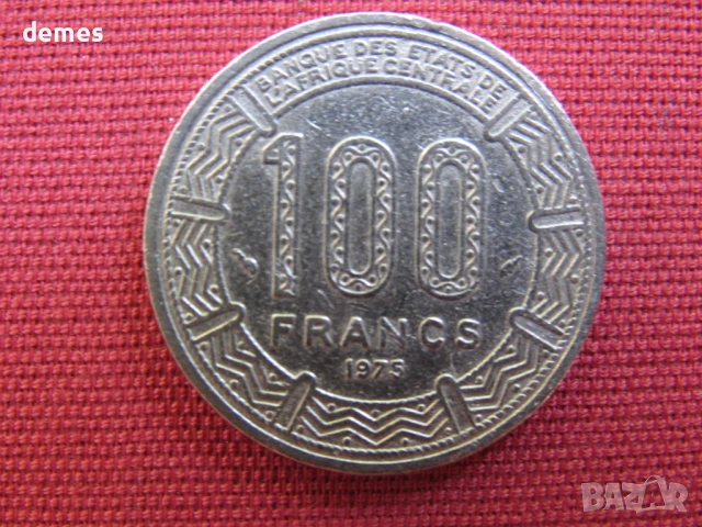Чад - 100 франка, 1975 г. (рядка)-447 m