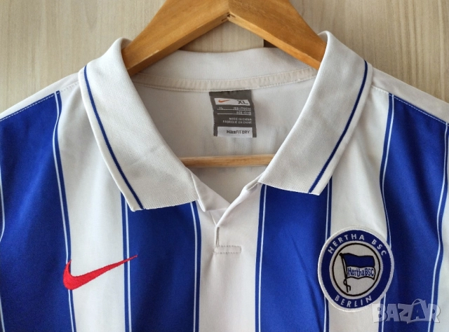 Hertha BSC / Nike - футболна фланелка на Херта Берлин 2009, снимка 4 - Футбол - 51553321