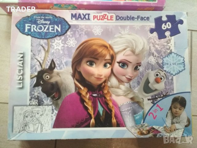 Пъзел Елза и Анна Малката русалка Мики Мини Маус Minnie Mickey Mous, снимка 3 - Игри и пъзели - 40010329