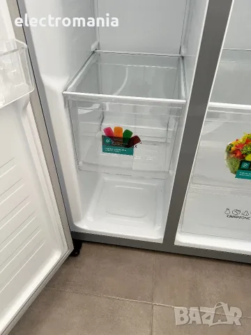 Хладилник с фризер Side by Side Gorenje NRS8182KX , снимка 7 - Хладилници - 56049242