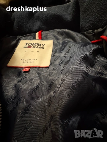 TOMMY JEANS – Дълго капитонирано яке с качулка – Черно – Размер XS, снимка 4 - Якета - 53257066