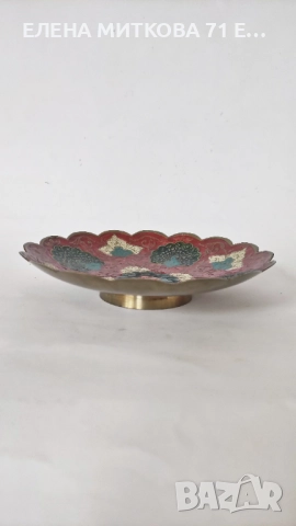 Бонбониери от масивен месинг цветно гравирани и рисувани, снимка 7 - Други ценни предмети - 50405997