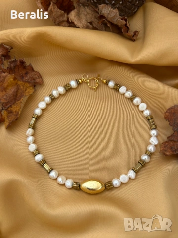 Перла Choker, снимка 2 - Колиета, медальони, синджири - 53495023