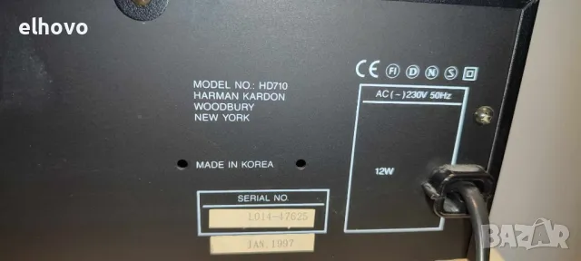 CD player Harman/Cardon HD710#1, снимка 5 - Аудиосистеми - 47459833