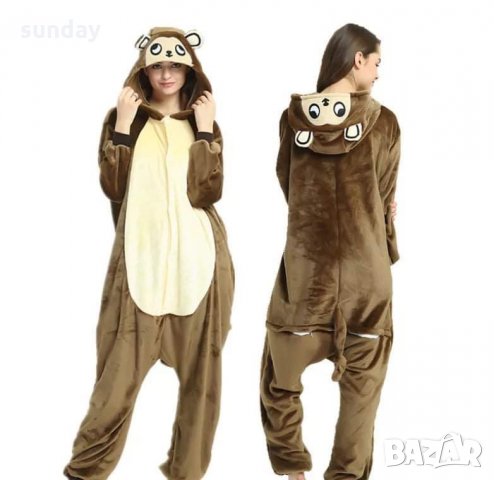  НАЛИЧНА пухкава пижама панда детски и за възрастни, снимка 9 - Нощници - 17456820