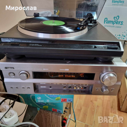 Yamaha RX-V1400 RDS , ONKYO CP1116A - ресивър и грамофон, снимка 1 - Ресийвъри, усилватели, смесителни пултове - 44461876