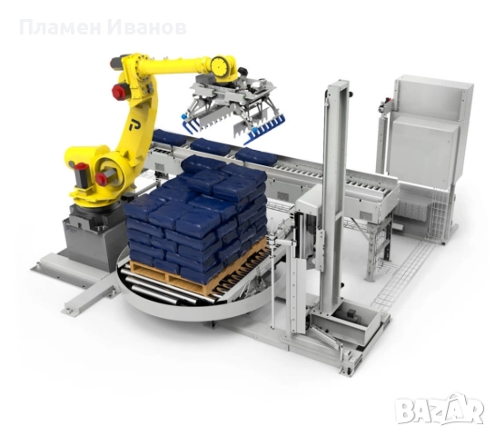 „Палетизиращ индустриален робот – автоматично подреждане на чували/кутии на палет“, снимка 7 - Друга електроника - 52946499