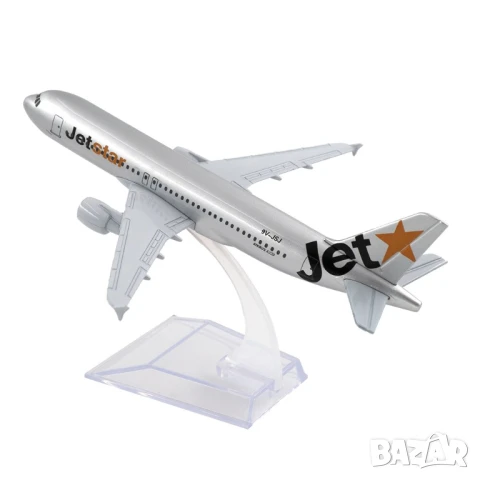 Еърбъс 320 самолет модел макет Jet Star пътуване пътници куфари, снимка 4 - Колекции - 50915454