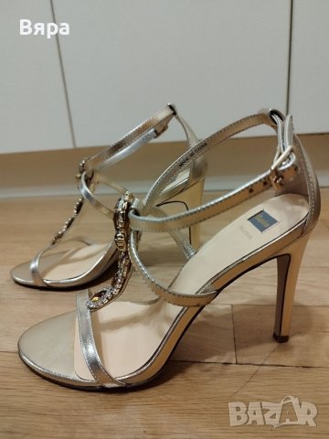 Италиански дамски сандали Bata , 39 номер, снимка 5 - Дамски елегантни обувки - 41148541