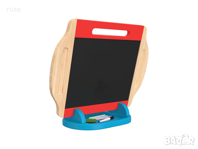 НОВИ! Дъска за рисуване Монтесори Playtive дървена двустранна, снимка 3 - Образователни игри - 44611376