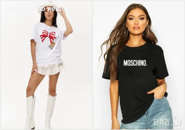 Moschino Дамска Тениска👚Дамска Блуза С Къс Ръкав Мошино - 2 Цвята Код LFS531, снимка 1