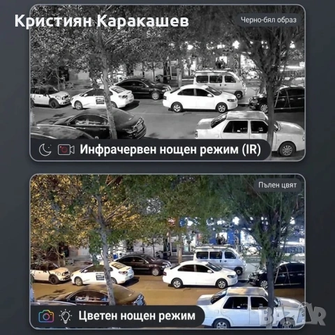 3БР!Въртяща безжична камера 5MPX + 3БР SD карта 64gb + iCsee, снимка 3 - IP камери - 53632053