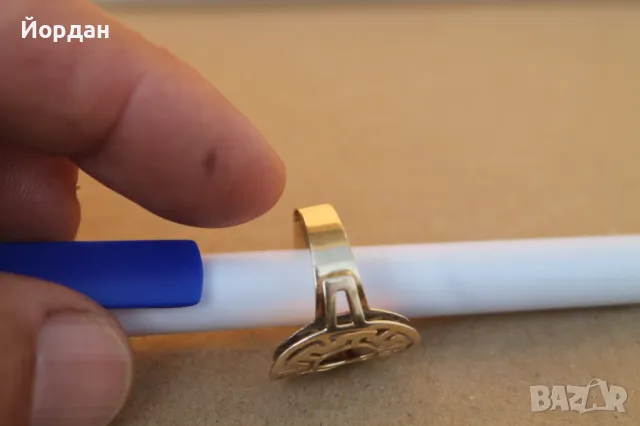 Дамски златен пръстен, снимка 8 - Пръстени - 47777851